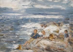 Fishing From The Rocks by William McTaggart