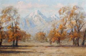 Chiltan Mountain From Residency Garden by Arthur Meade