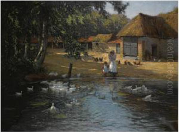 A Dorset Farmyard - view 1