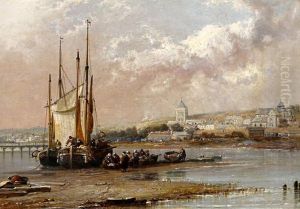 At Fecamp, Normandy by Arthur Joseph Meadows