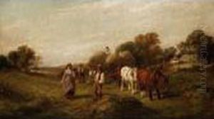Haymaking by Edwin Longsden Long