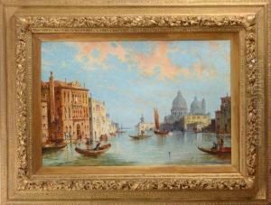 Santa Maria Della Salute From The Grandcanal,
Venice by William Meadows