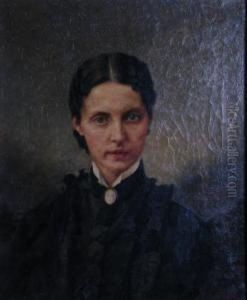 Portrait Of A Woman by Lewis Henry Meakin