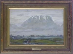 Snow Capped Mountain by Lewis Henry Meakin