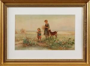 Flickorpa Blomsterang by Fanny Mearns