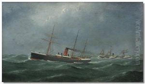The Sinking Of The Alabama by George Mears