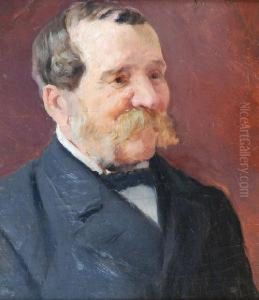 Portret Mezczyzny by Jozef Mecina-Krzesz