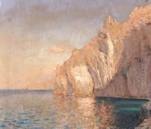 Calm Sea By A Rocky Coast