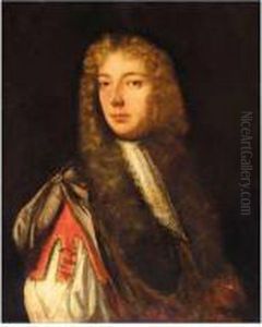 Portrait Of A Member Of The Hilton Family Of Appleby by John Medina