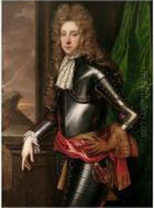 Portrait Of A Young Gentleman Wearing Armour