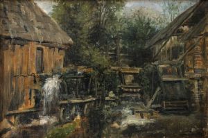 Pri Vodnom Mlyne by Ladislav Mednyanszky