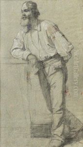 Studia Stojaceho Muza by Ladislav Mednyanszky
