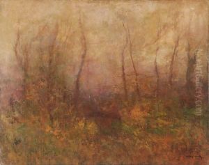 Wooded Scene by Laszlo Mednyanszky