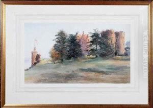 Castle Remains Near St. Affrique And Sylvanes by Elizabeth Medora Leigh