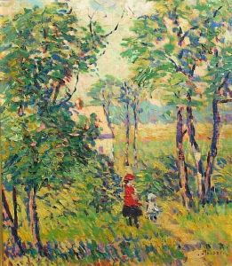 In The Garden by Lillian Burk Meeser