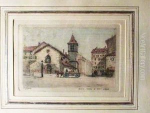 Joseph, Geneve - Le Temple De St Gervais by Joseph Megard