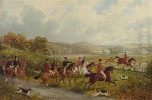 Parforcejagd. 1869. by J. Turner Meggeson