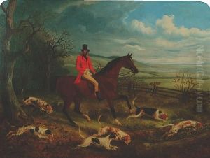 A Gentleman Hunting With Hounds by J. Turner Meggeson