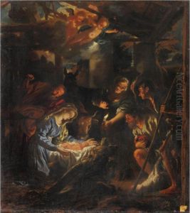 Adorazione Dei Pastori by Lieven Mehus