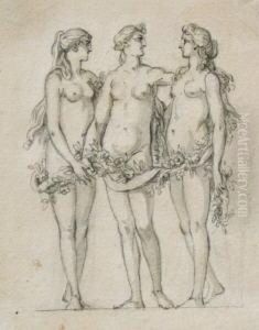 Die Drei Grazien by Johann Wilhelm Meil
