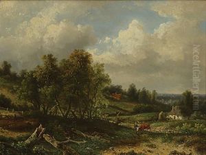 Heuvellandschap by Claas Hendrik Meiners