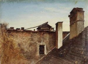 Boulders Back Of A House by Josef Meisl