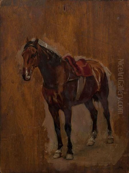 Etude De Cheval Selle - view 1