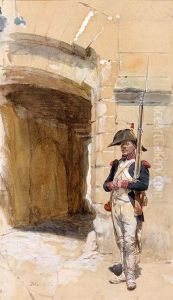 Militaire En Faction by Jean-Louis-Ernest Meissonier