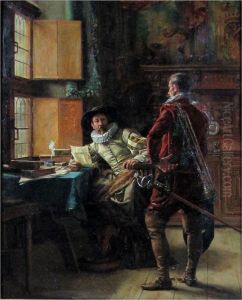 The Dispatch by Jean-Charles Meissonier