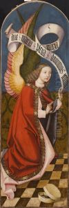 Verkundigung An Mariazwei Szenen Aus Dem Leben Petri by Meister Des Dinkelsbuhler Marienlebens