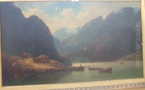 Fjord Scene by William Melby