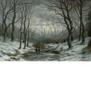 The Winter Wood by Jan Hermanus Melcher Tilmes