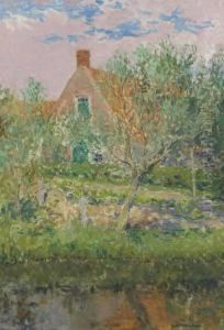 A Little House In Egmond, Holland by Gari Julius Melchers