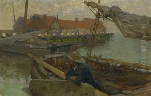 Fischerboote Im Hafen - view 1