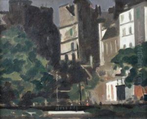 Place St. Julien Le Pauvre, Paris by Duncan Max Meldrum