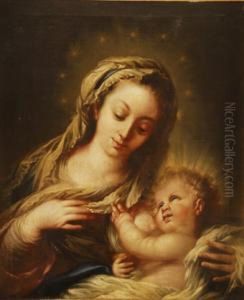 Virgen De La Leche by Miguel Jacinto Melendez