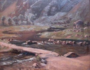 Le Torrent by Leon Auguste Melle