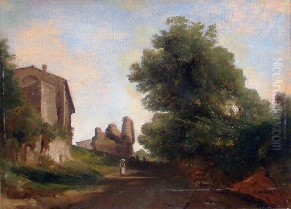 Paysage De Ruines Et Route - view 1