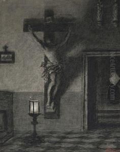 Le Christ Du Beguinage by Xavier Mellery