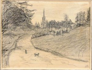 Chemin De Campagne by Xavier Mellery