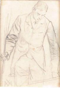 Le Joueur De Billard by Xavier Mellery
