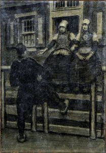 La Conversation A Marken by Xavier Mellery