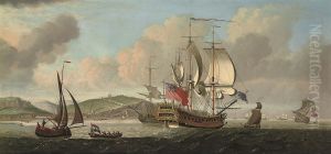 A Squadron Of The Red In The Channel Off Dover