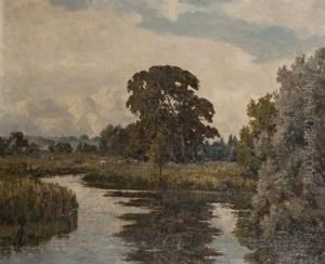 The Stour, Fordwich, Near Canterbury by Campbell A. Mellon