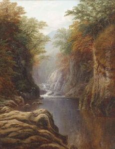 Fairy Glen, North Wales by William Mellor