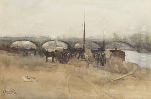 Early Morning On The Seine, The Pont Neuf by Arthur Melville
