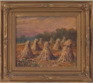 Haystacks by Albert Melville Graves
