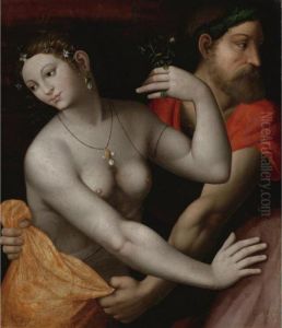 Pluto And Prosperpine by Francesco Melzi