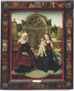 Madonna And Child With Saint Anna Madonna And Child With Saint Anna