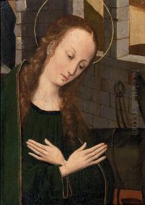 The Virgin At Prayer by (manner of) Memling, Hans